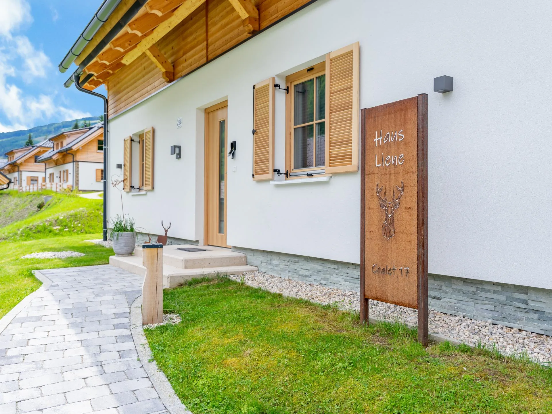 Entrance to Haus Liene